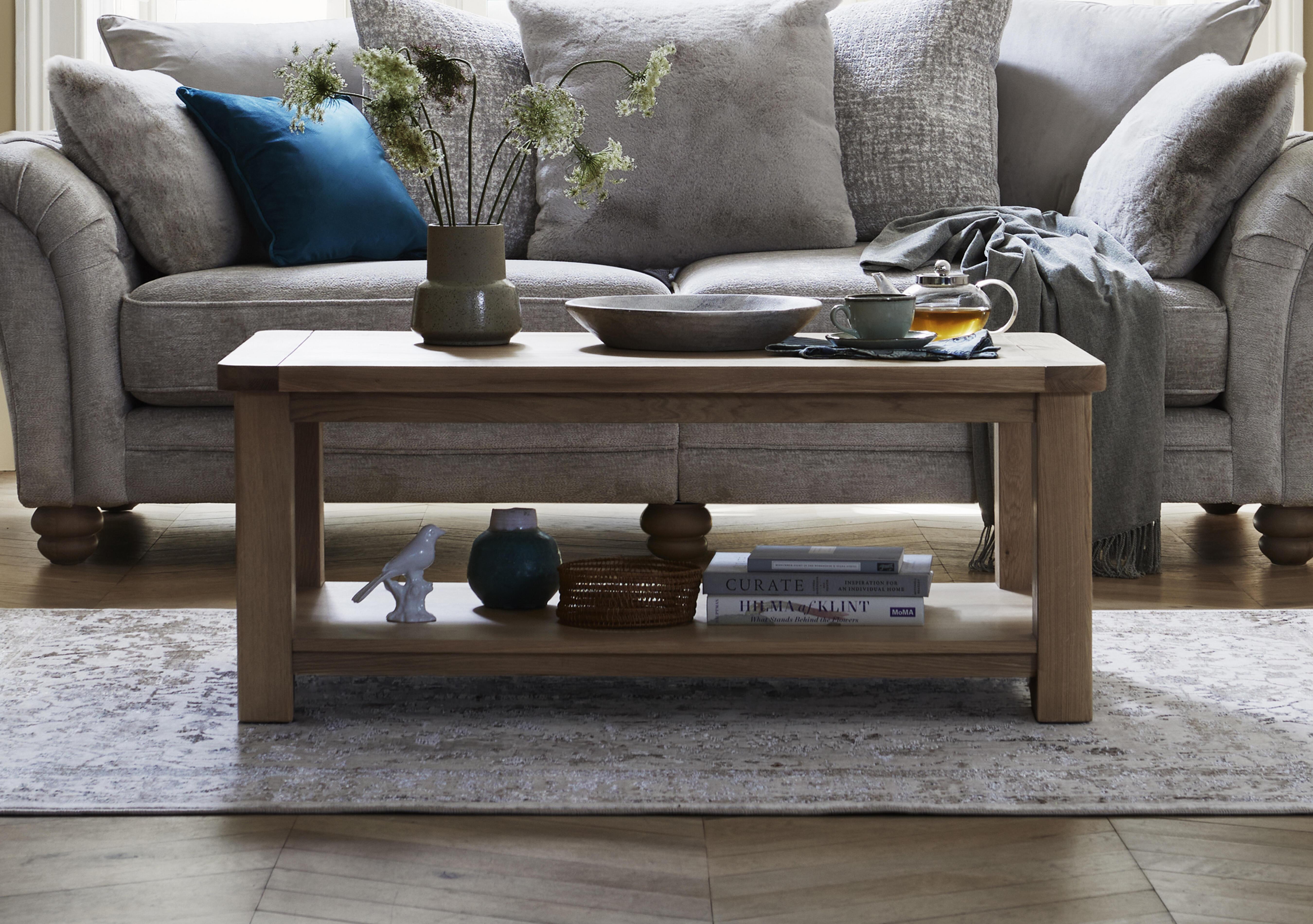 Augusta Coffee Table with Shelf in  on Furniture Village