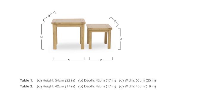 Augusta Nest of 2 Tables in  on Furniture Village