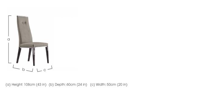 Avellino Pair of Dining Chairs in  on Furniture Village