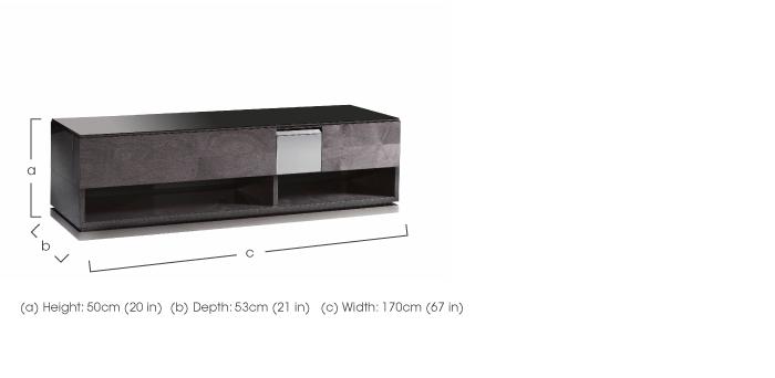 Avellino Large TV Cabinet in  on Furniture Village