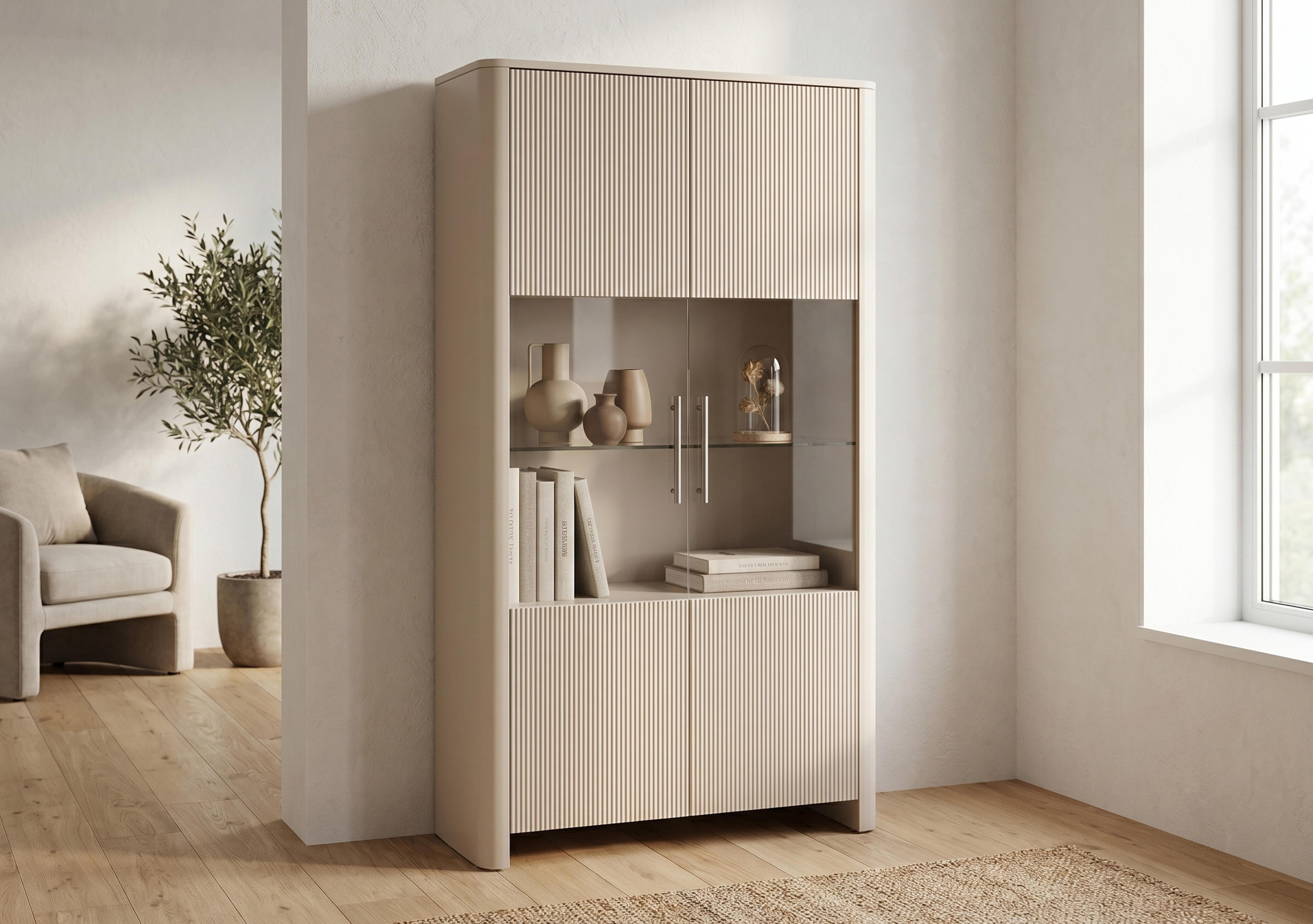 Avorio 2 Door Display Unit in  on Furniture Village