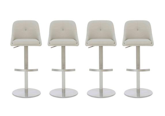 Avorio Set of Swivel Bar Stools Furniture Village