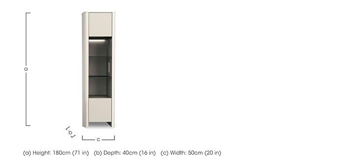 Avorio Display Cabinet in  on Furniture Village