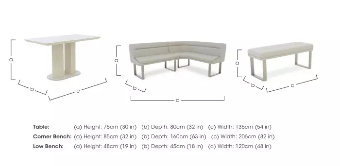 Bench to table ratio sale