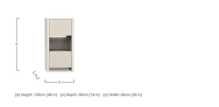 Avorio Highboard in  on Furniture Village
