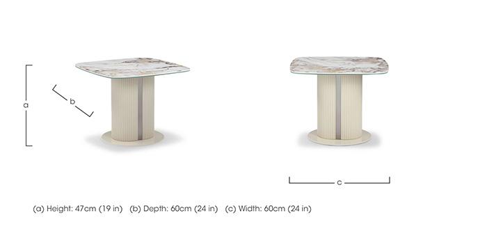 Avorio Lamp Table in  on Furniture Village