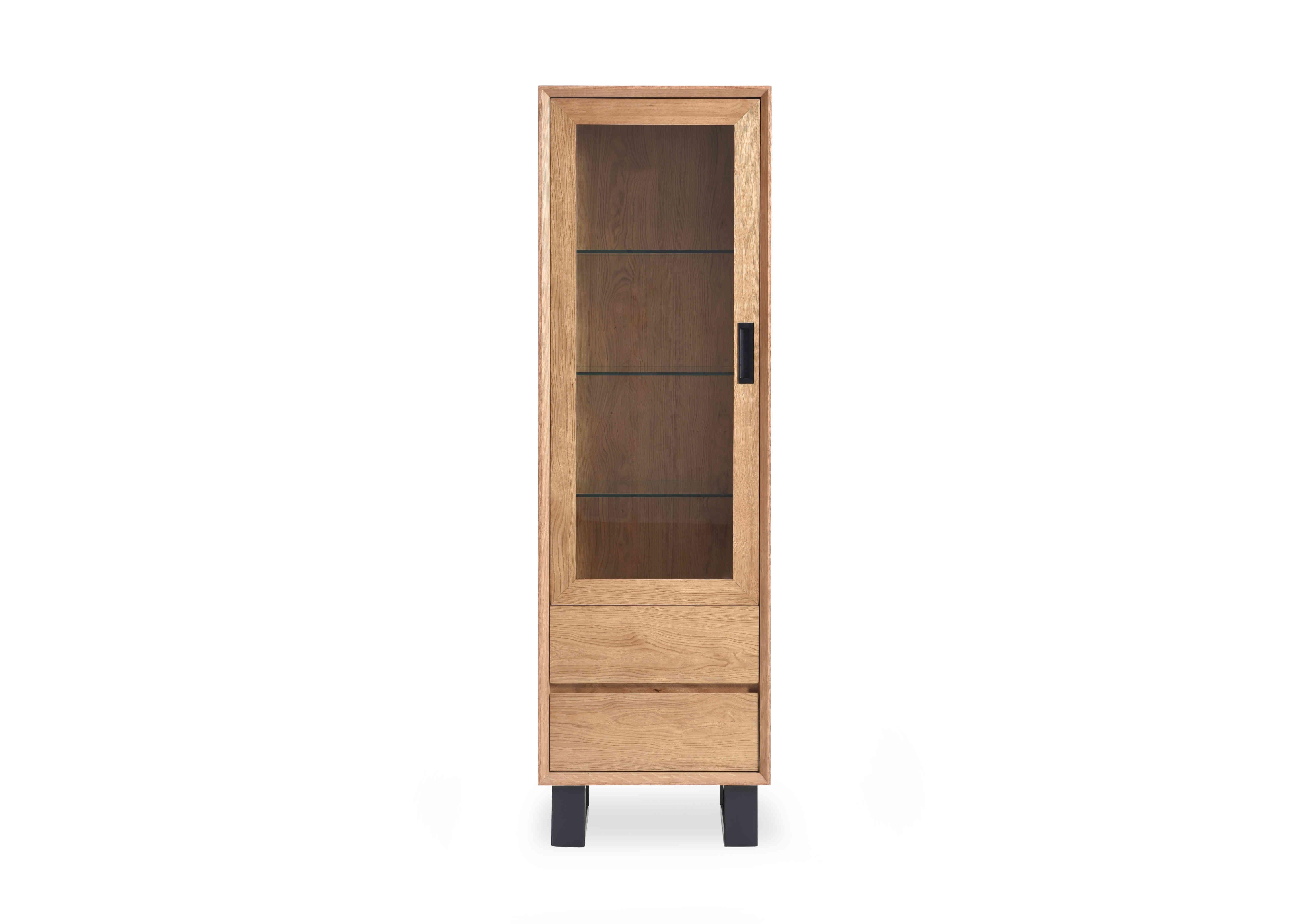 Aydin Left Hand Facing 1 Door Curio Cabinet in  on Furniture Village