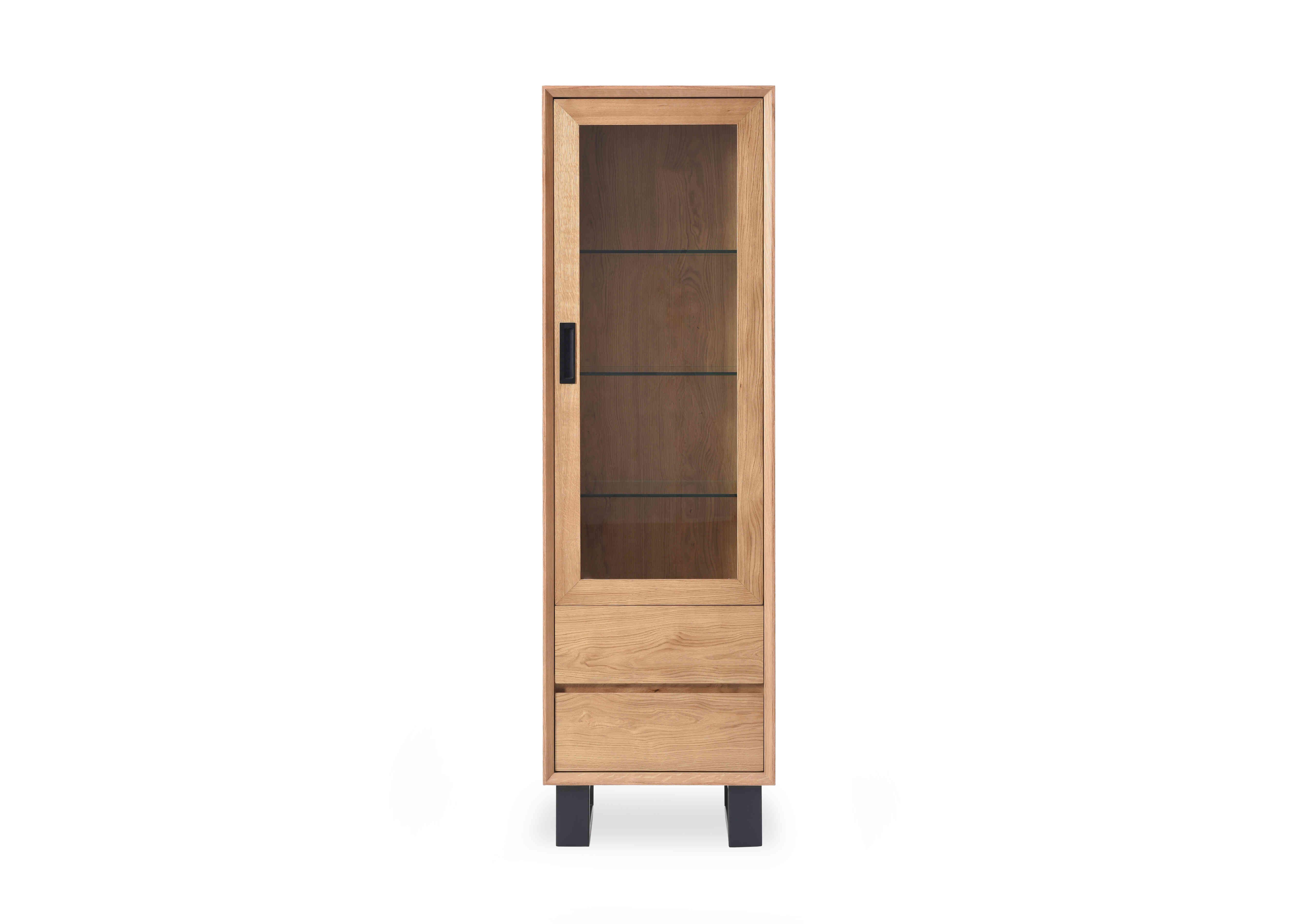 Aydin Right Hand Facing 1 Door Curio Cabinet in  on Furniture Village