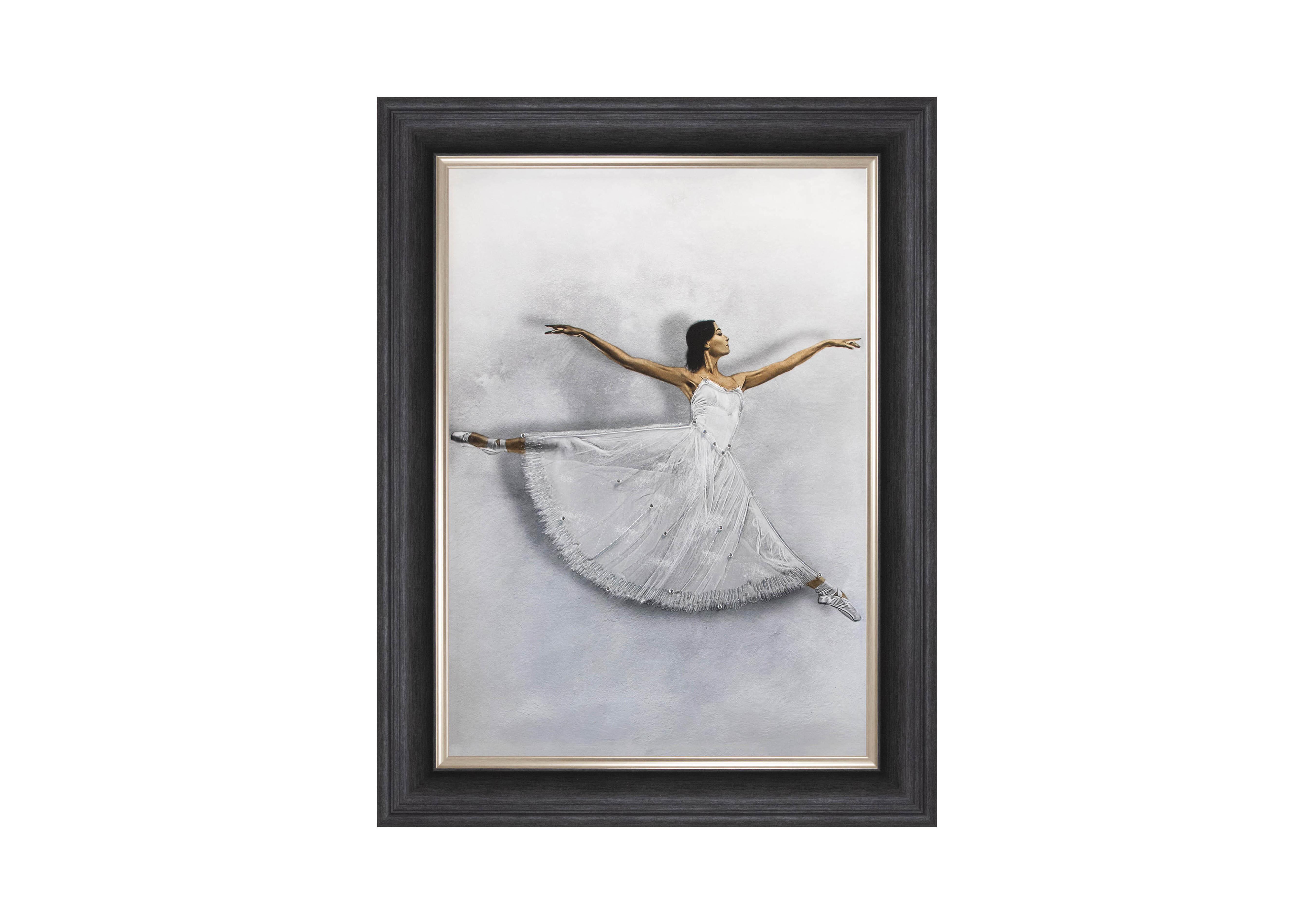 Ballerina Arabesque Framed Picture in  on Furniture Village