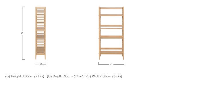 Ballatta Shelf Unit in  on Furniture Village