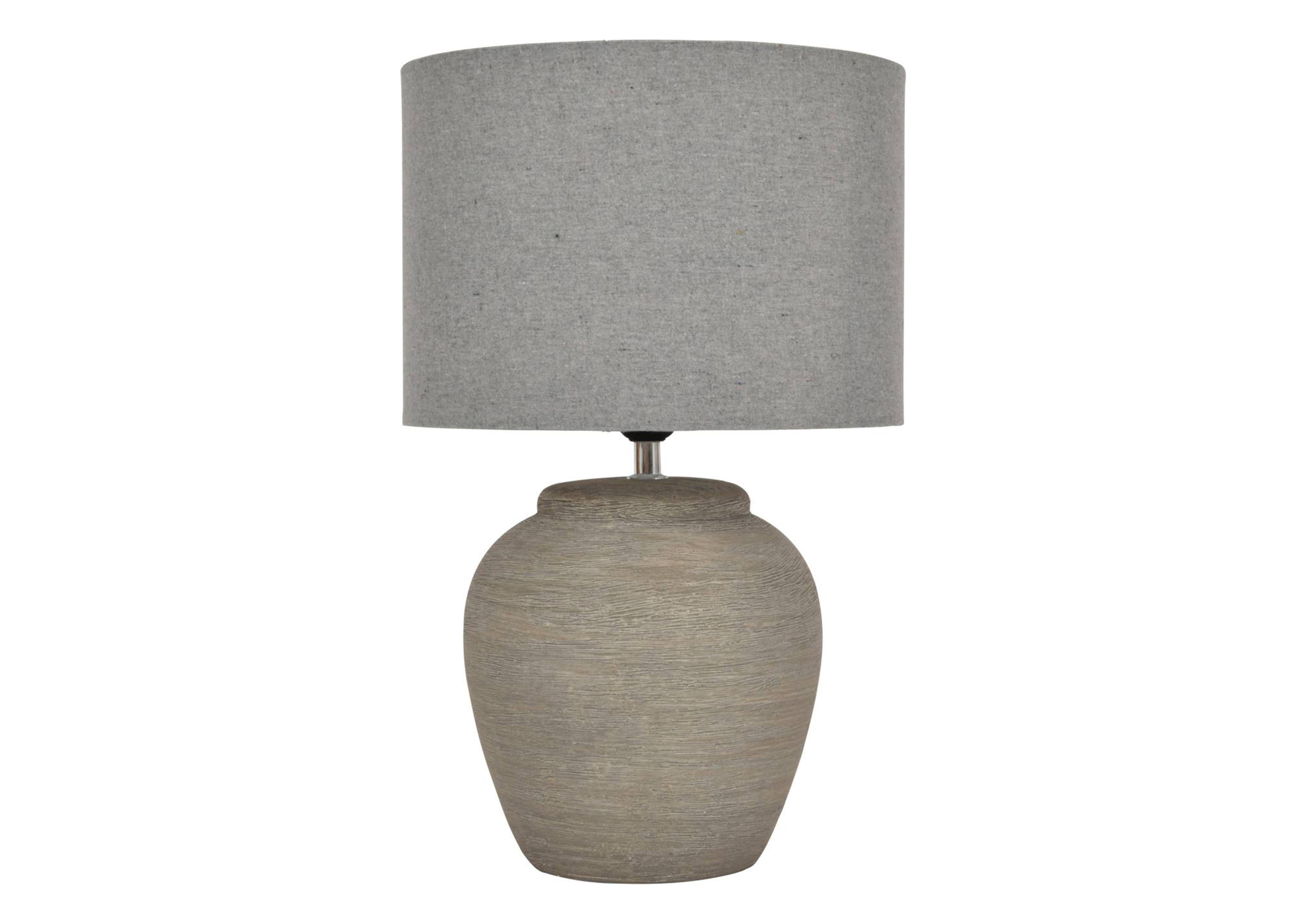 Baslow Ceramic Table Lamp in  on Furniture Village
