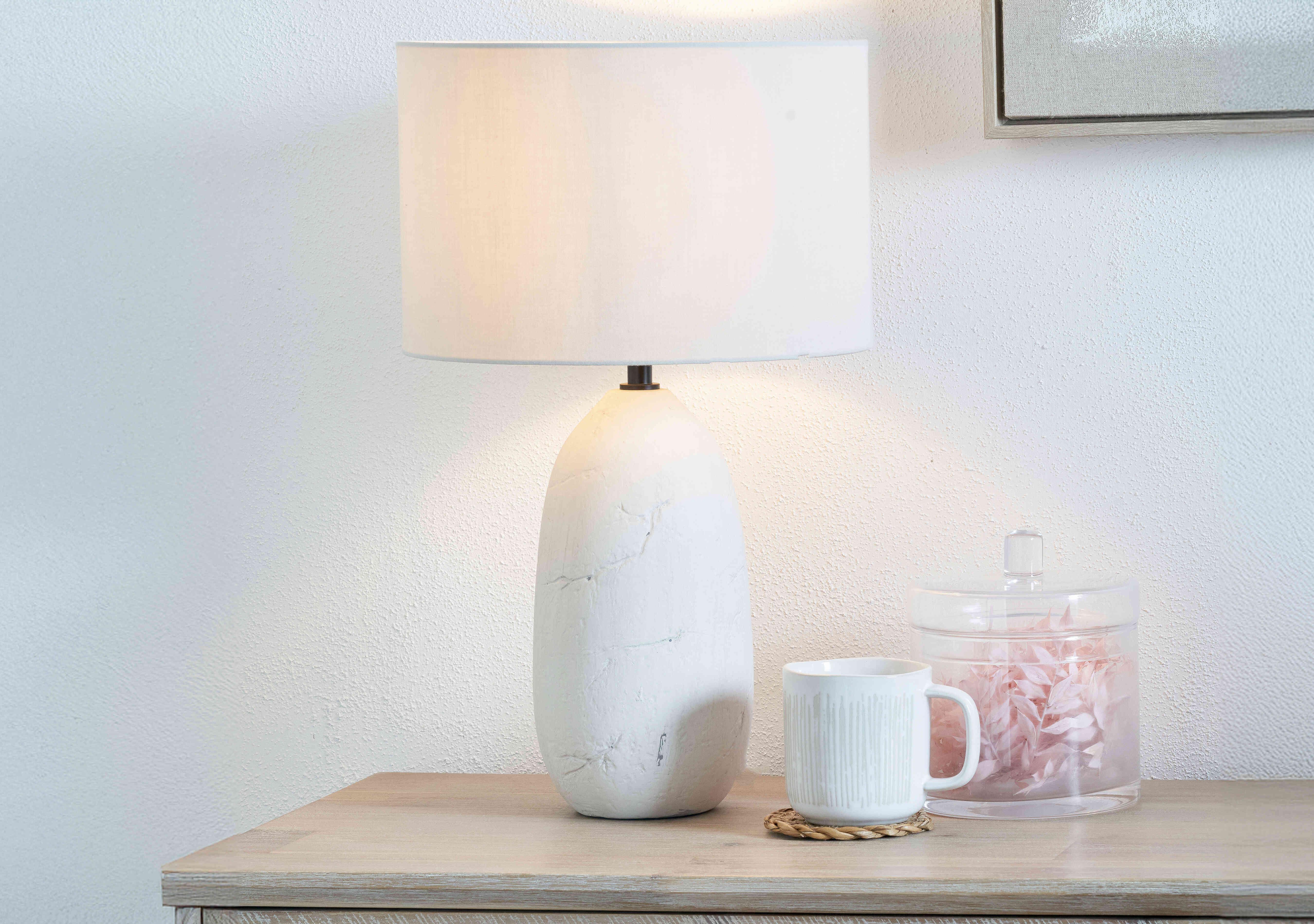 Blanche Table Lamp in  on Furniture Village