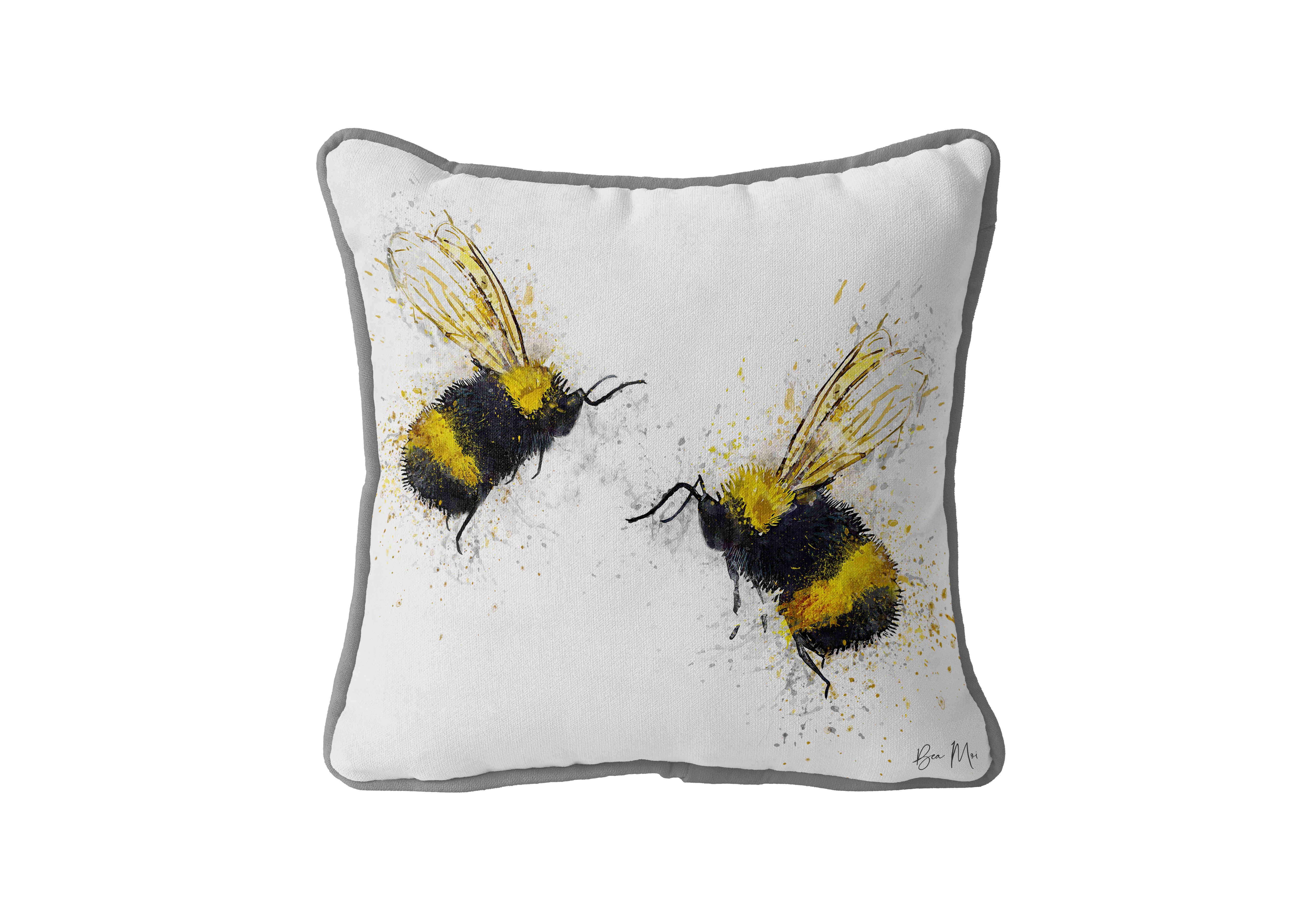 Bee Love Cushion in  on Furniture Village