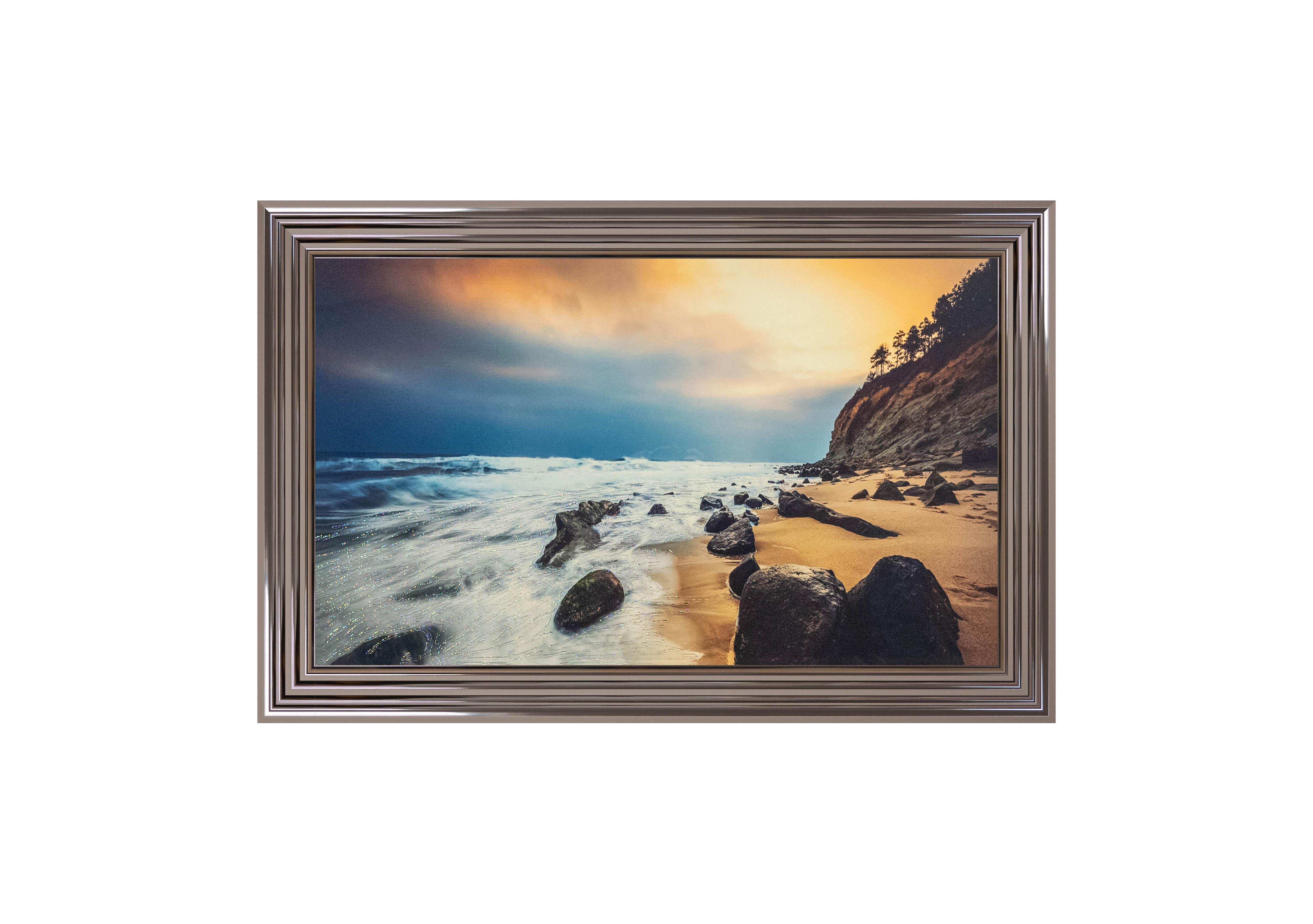 Beach View Framed Picture in  on Furniture Village