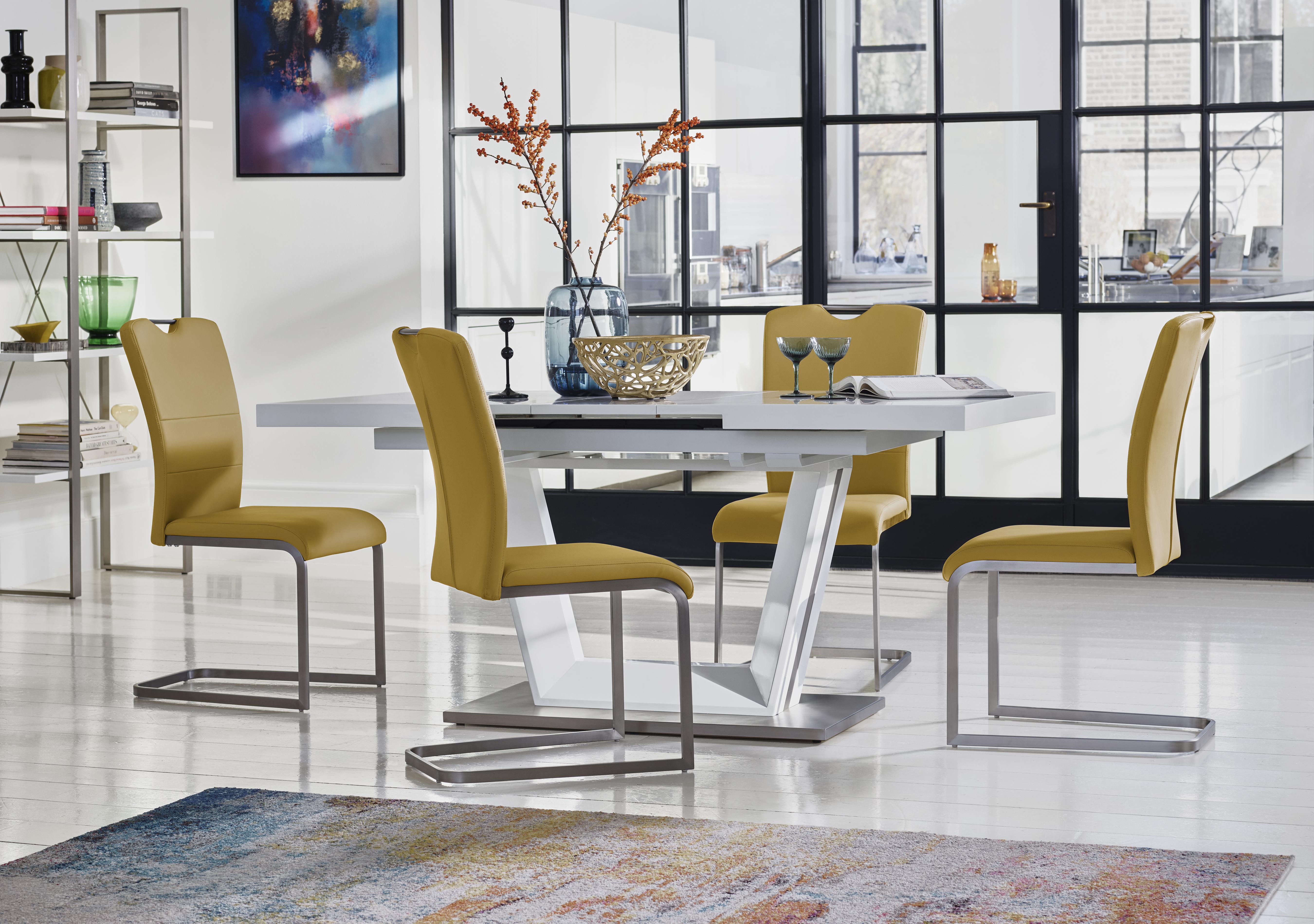 Bianco Large Extending Dining Table in  on Furniture Village