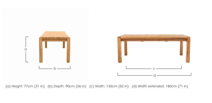 Bakerloo Small Extending Table in  on Furniture Village