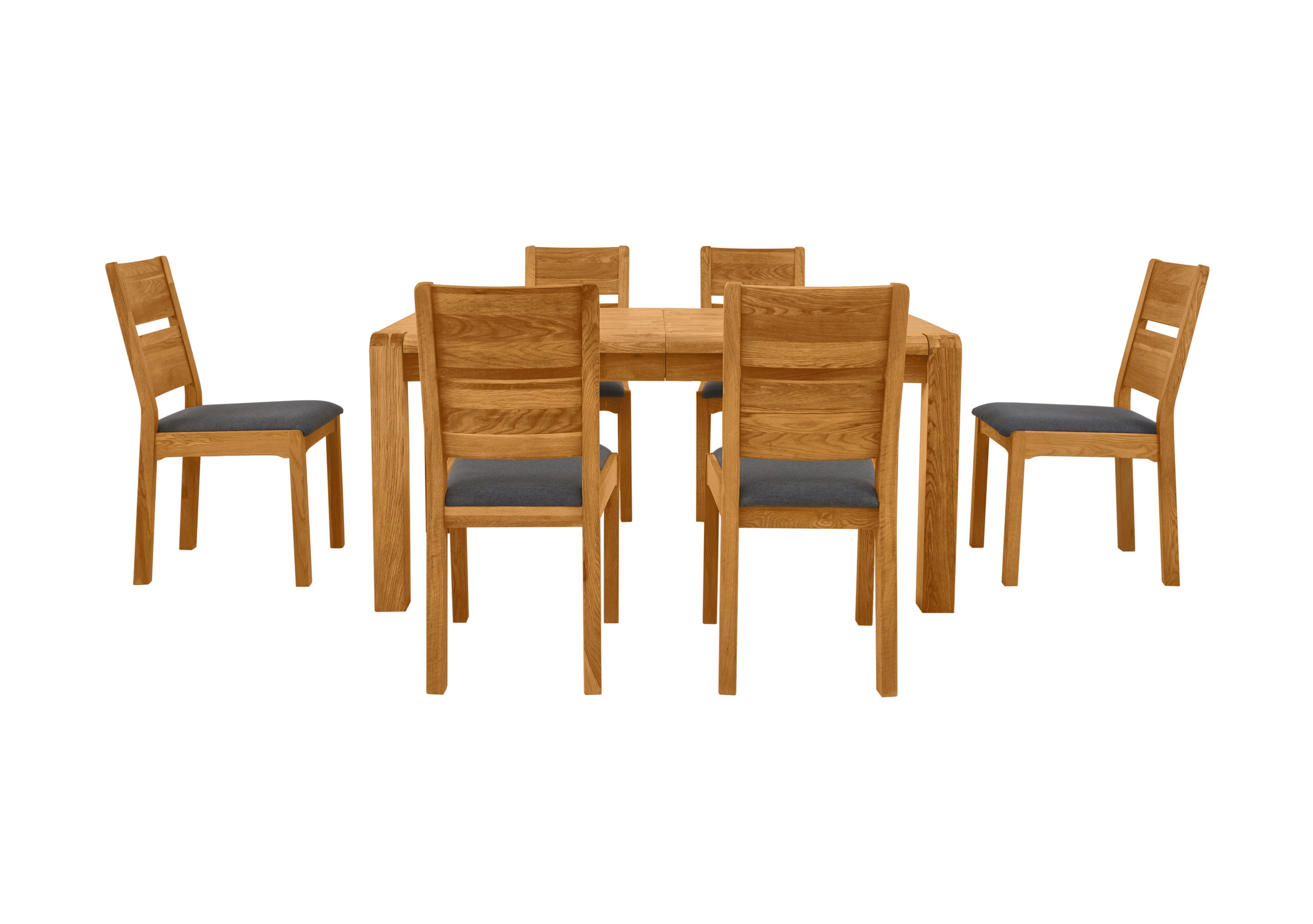 Bakerloo Small Extending Table and 6 Chairs Dining Set in  on Furniture Village