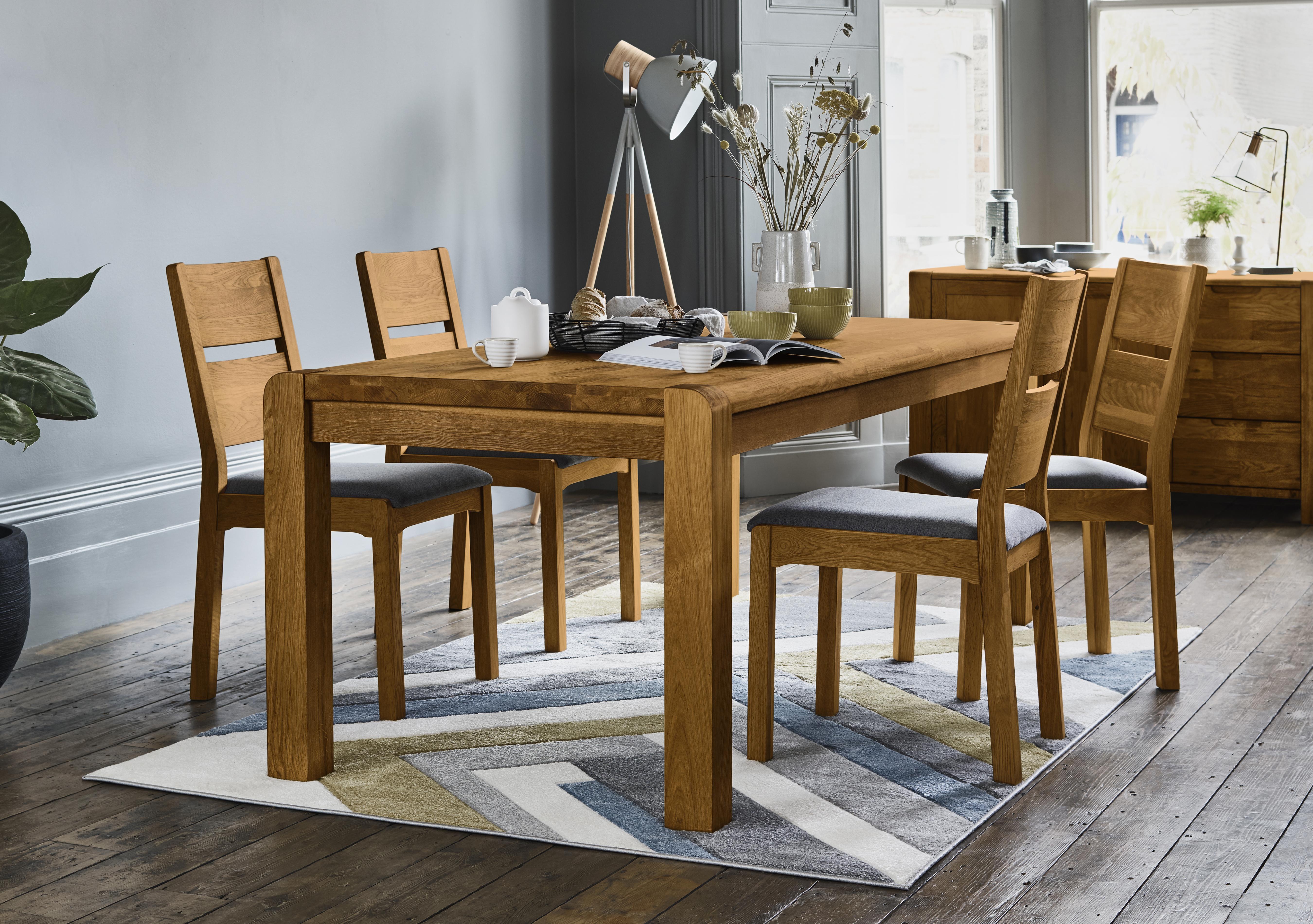 Bakerloo Large Extending Table and 4 Chairs Dining Set in  on Furniture Village