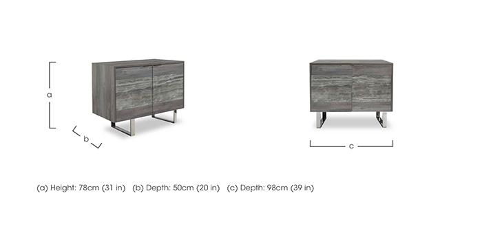 Blade 2 Door Sideboard in  on Furniture Village