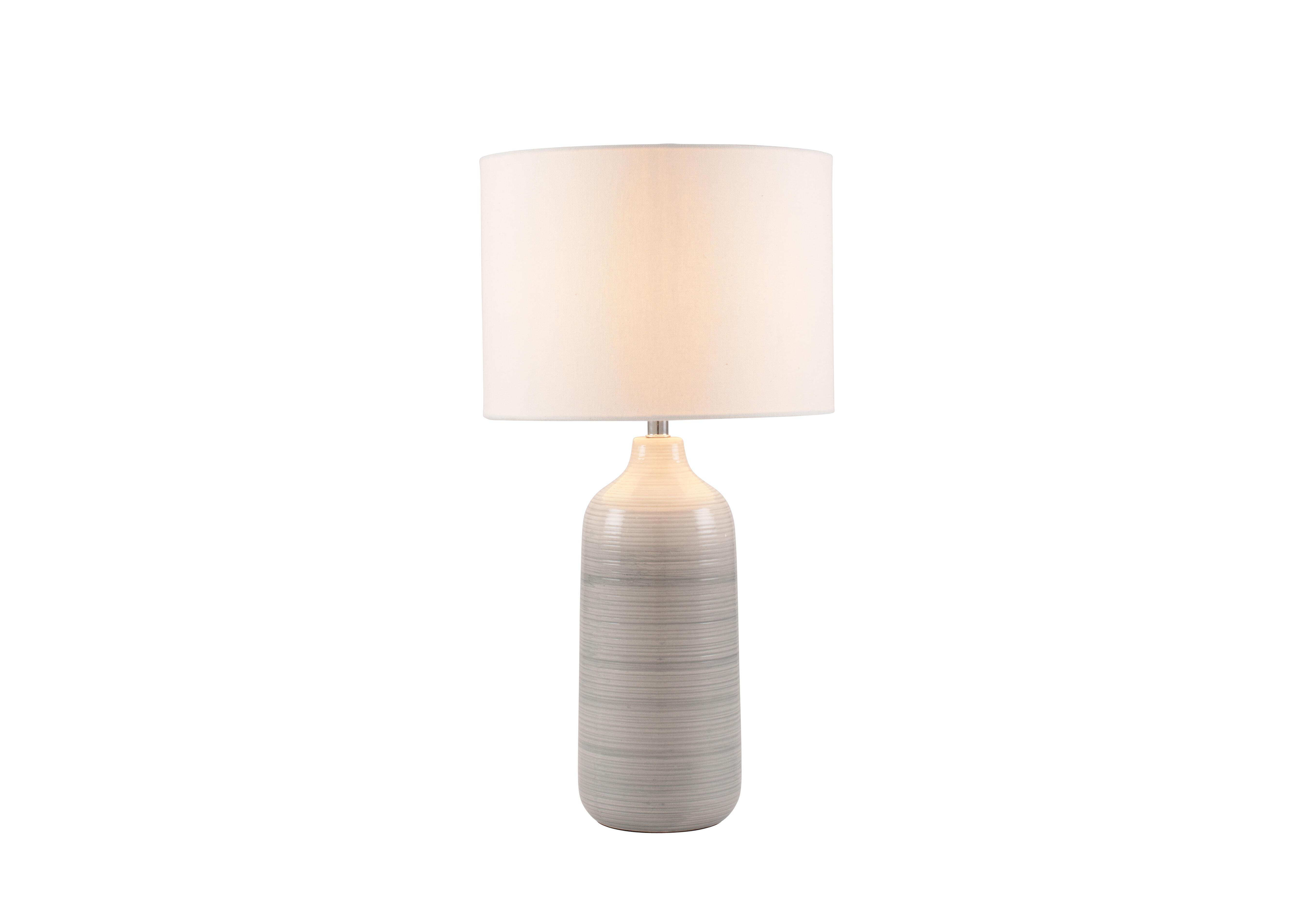 Blue Drift Table Lamp in  on Furniture Village