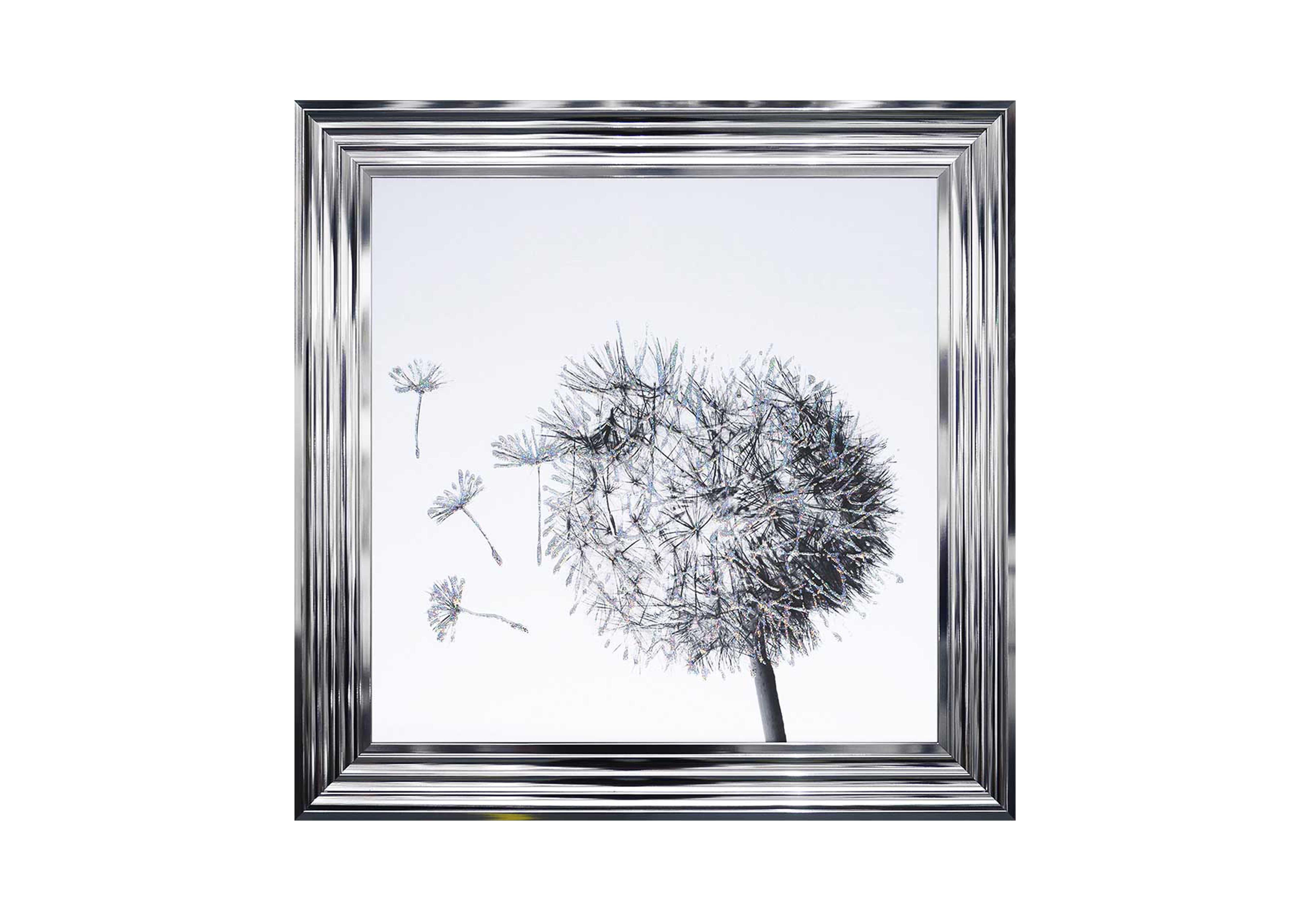 Blowing Dandelion Left Framed Picture in  on Furniture Village