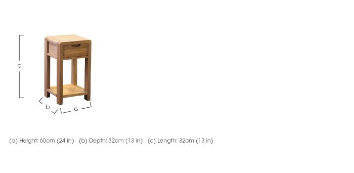 Bosco Compact Side Table in  on Furniture Village