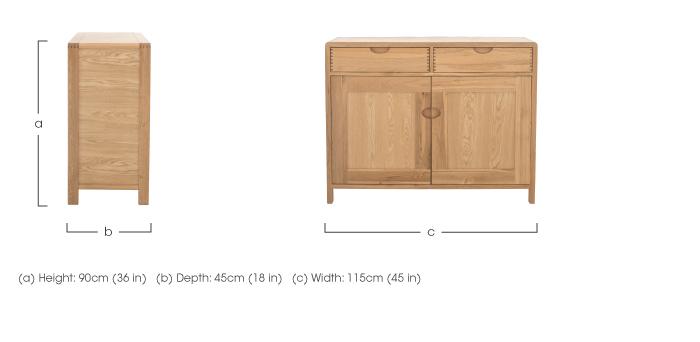 Bosco Small Sideboard in  on Furniture Village