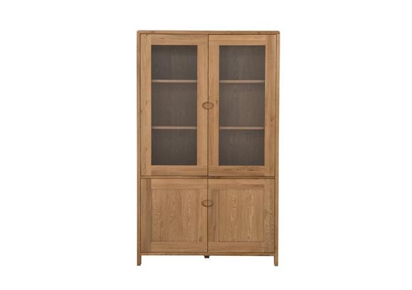 Brown Oak Display Cabinets Display Units Furniture Village