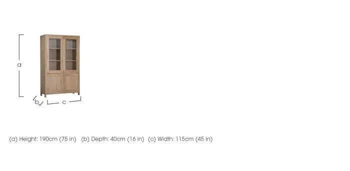 Bosco Display Cabinet in  on Furniture Village