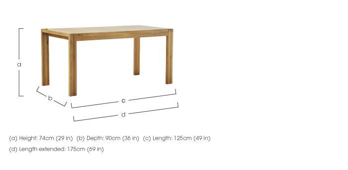 Bosco Small Extending Dining Table in  on Furniture Village