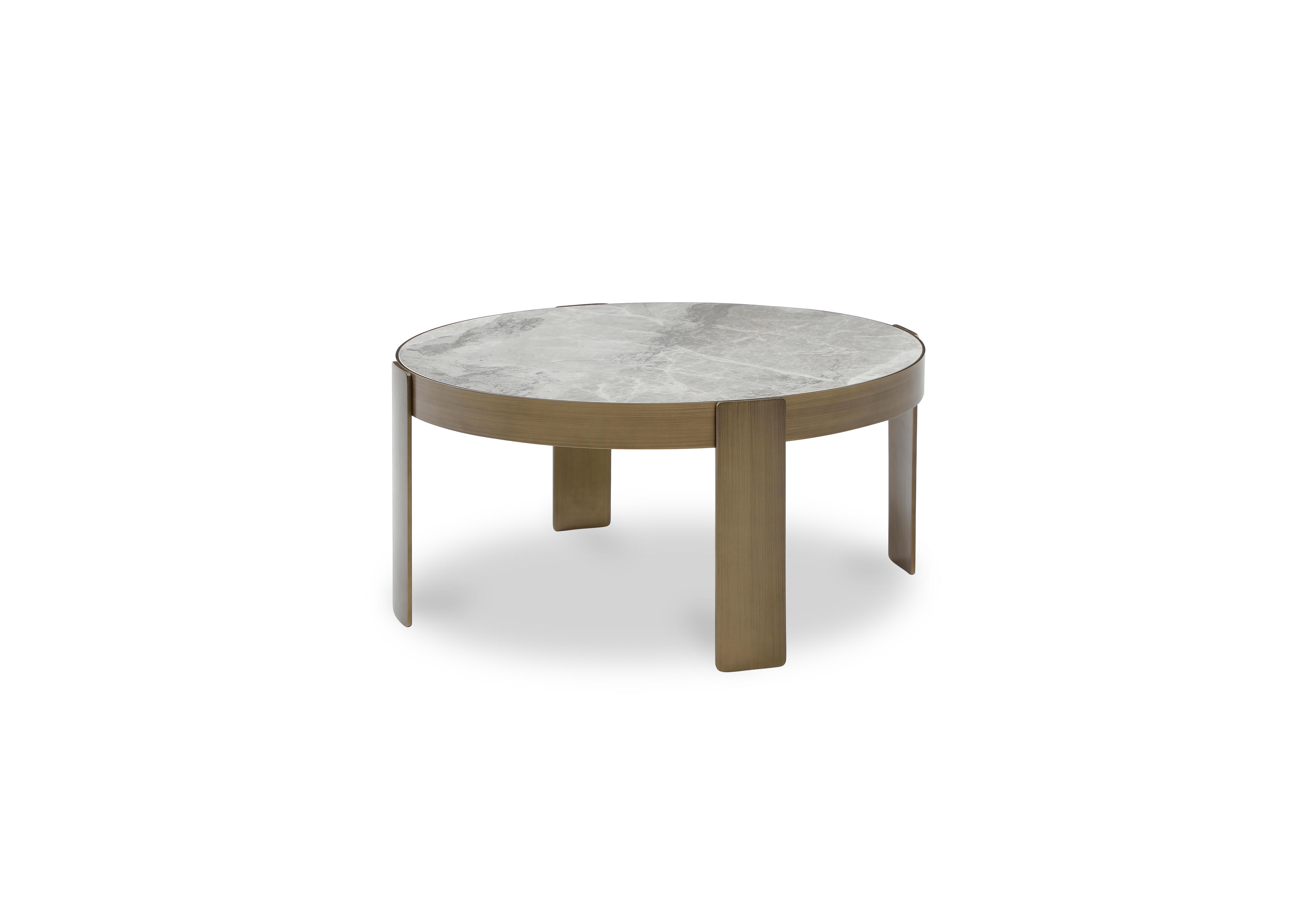 Bronze Round Coffee Table in  on Furniture Village