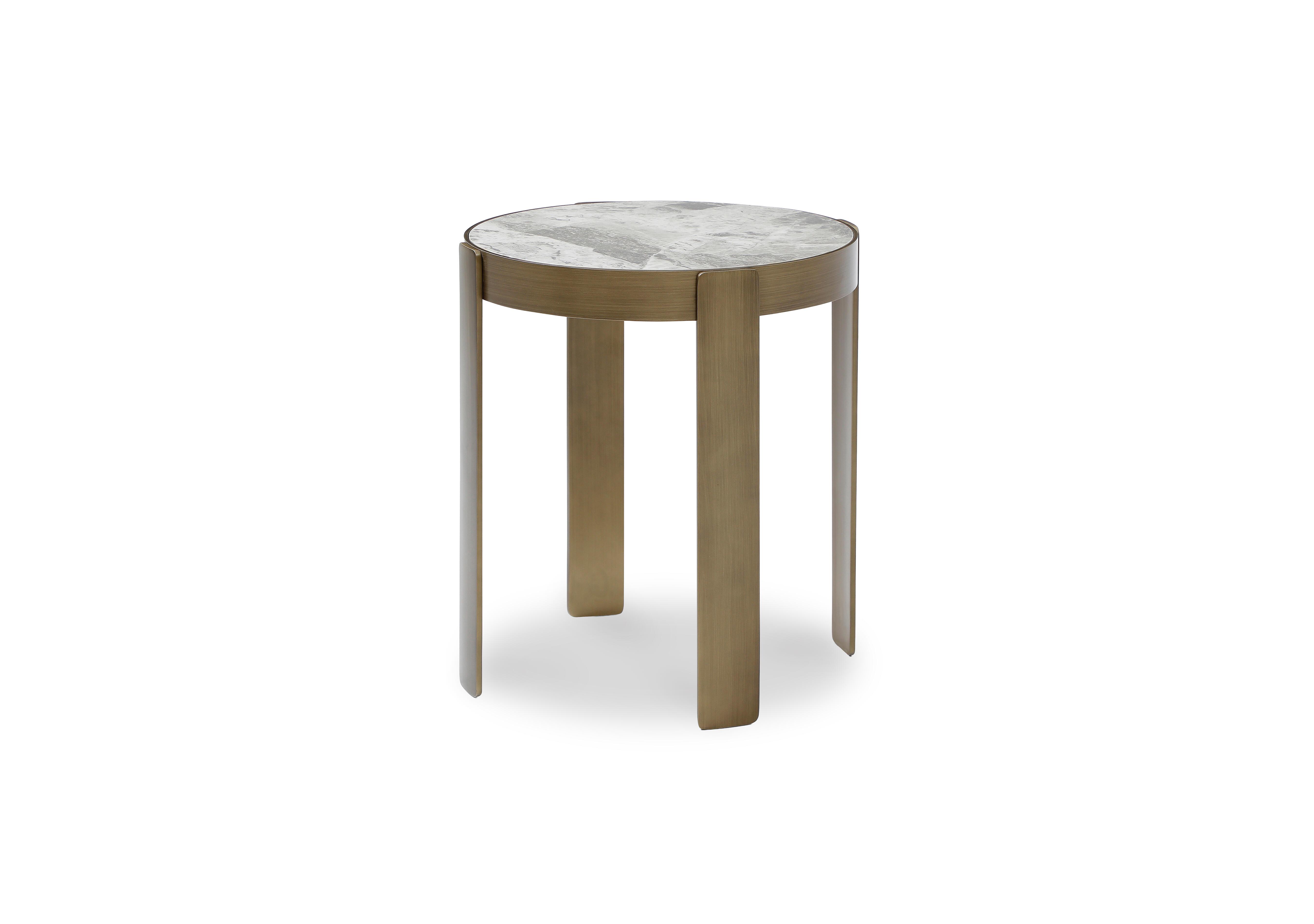 Bronze Round Lamp Table in  on Furniture Village