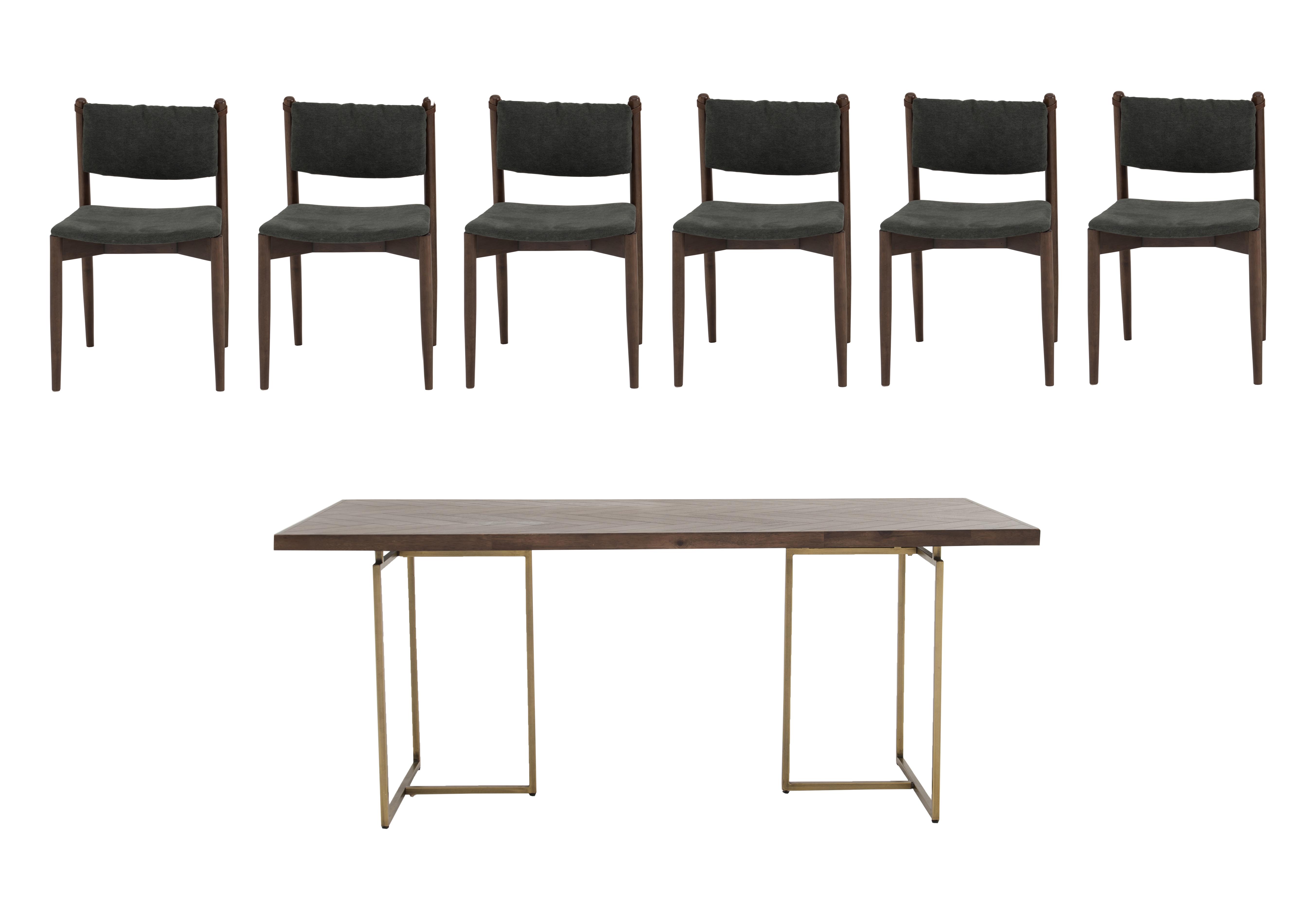Art Deco Dining Table and 6 Chairs in  on Furniture Village