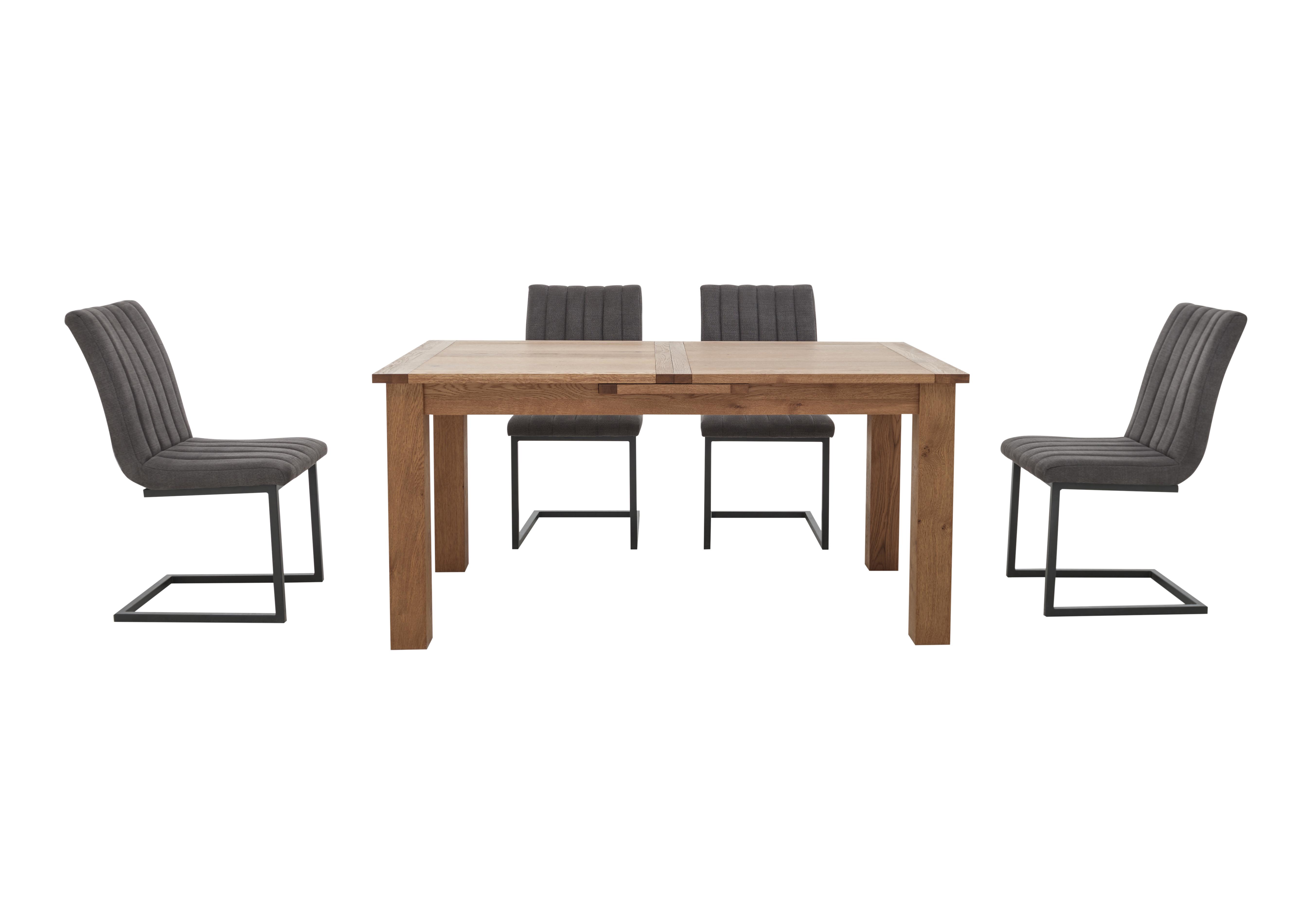 Titus Extending Dining Table and 4 Dining Chairs in  on Furniture Village