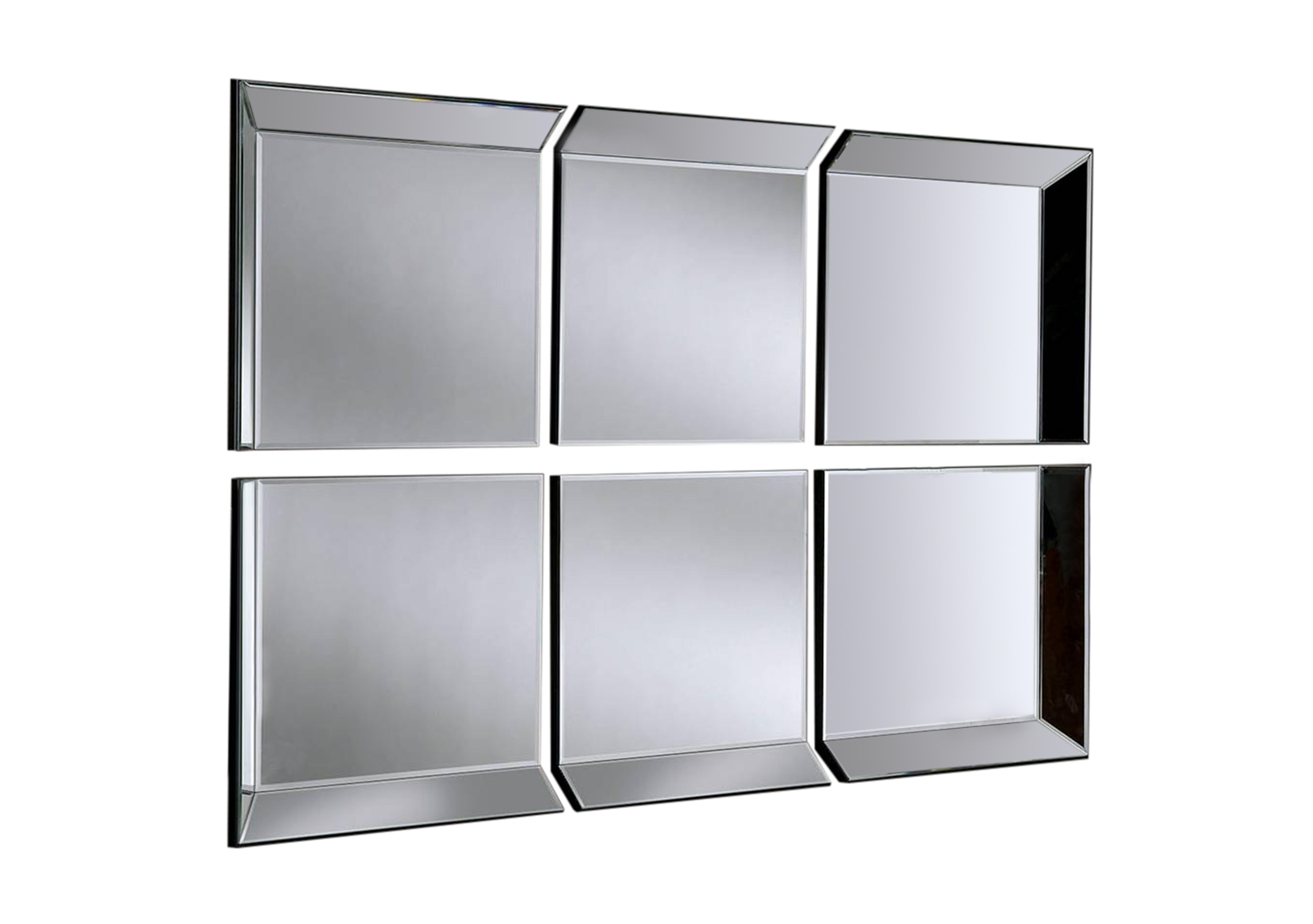 Byblos 6 Panel Mirror in  on Furniture Village