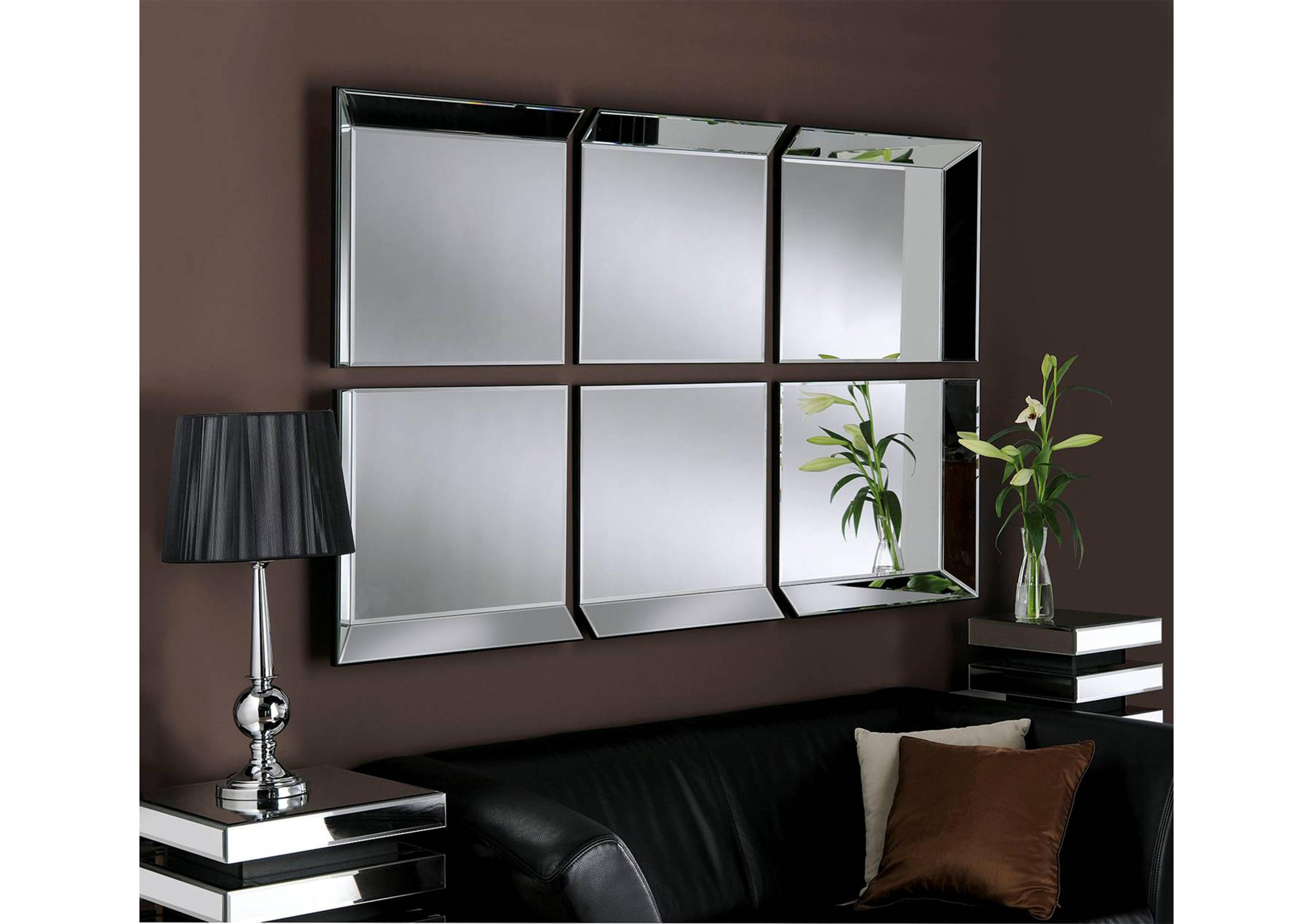 Byblos 6 Panel Mirror in  on Furniture Village