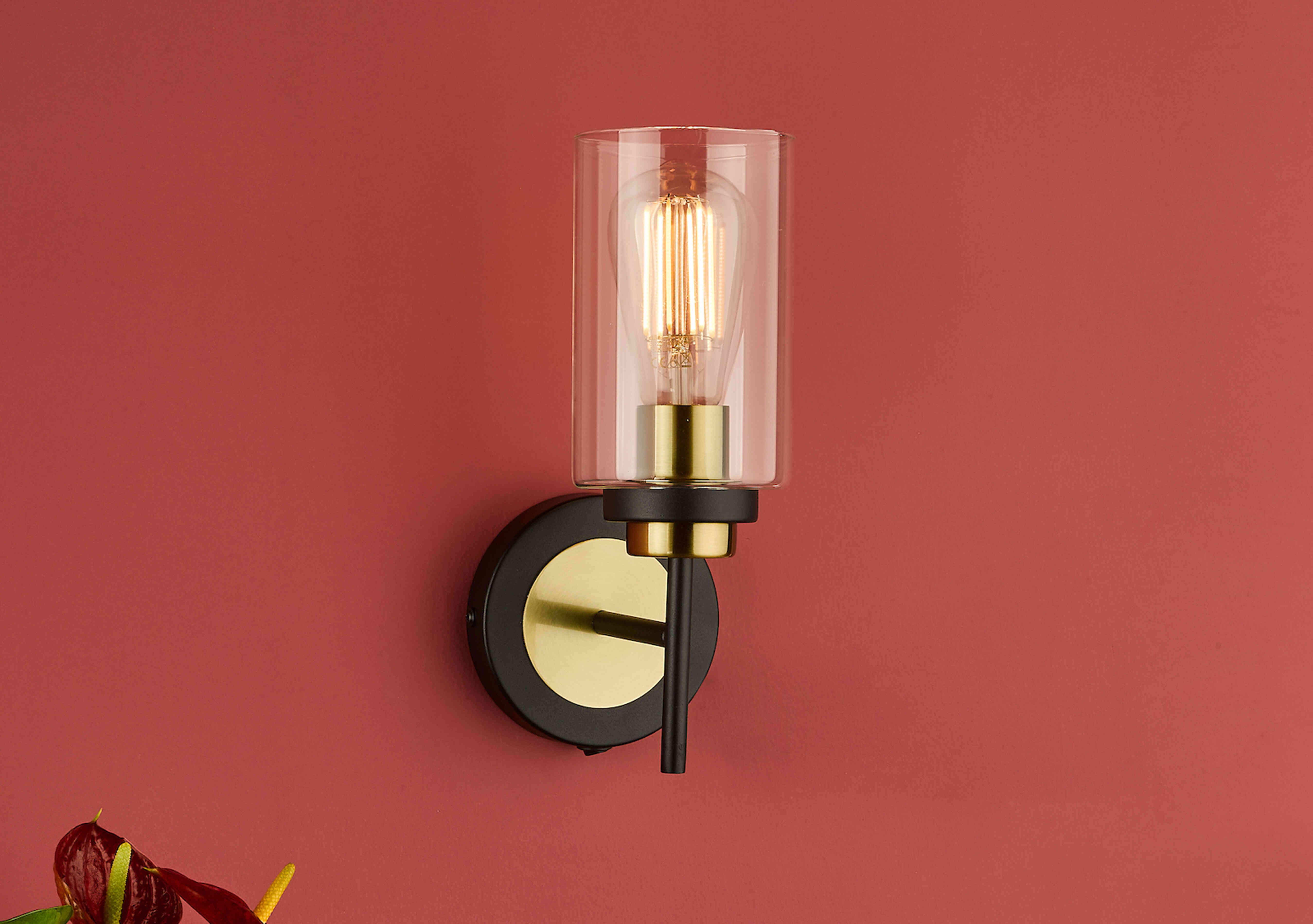 Cain 1 Light Wall Light in  on Furniture Village