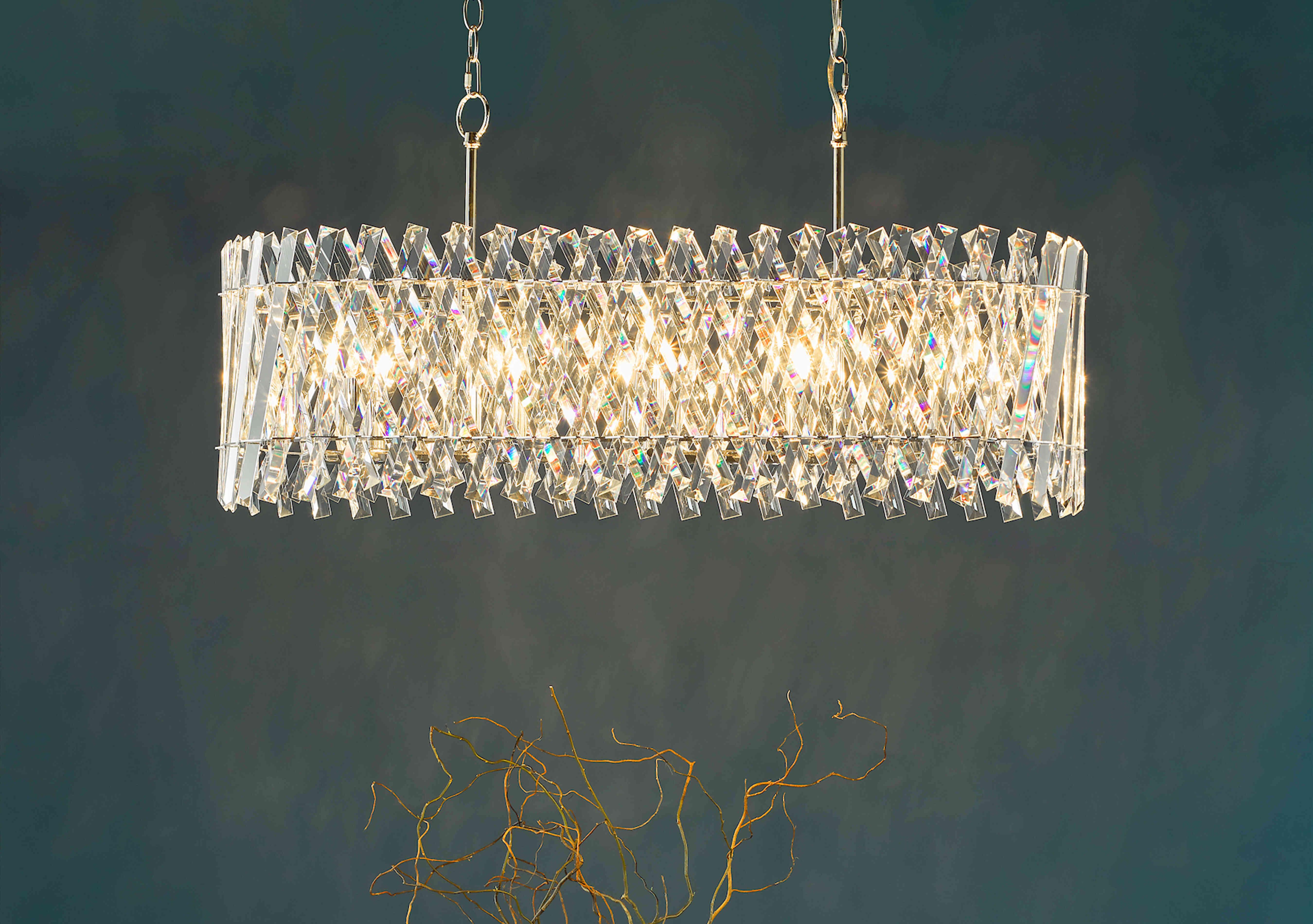 Cruzado 10 Light Bar Pendant in  on Furniture Village