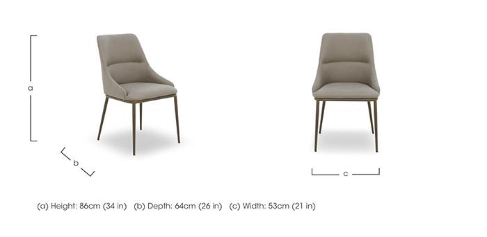 Camino Pair of Dining Chairs in  on Furniture Village