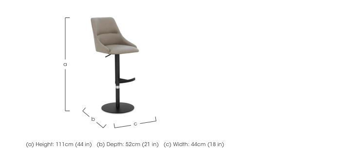 Camino Swivel Bar Stool in  on Furniture Village