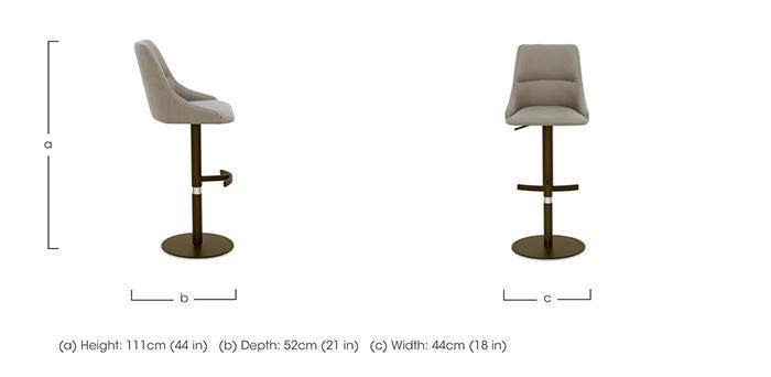 Camino Set of 4 Swivel Bar Stools in  on Furniture Village