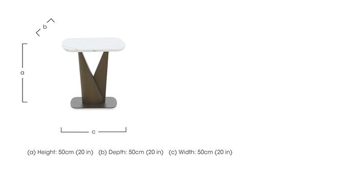 Camino Side Table in  on Furniture Village