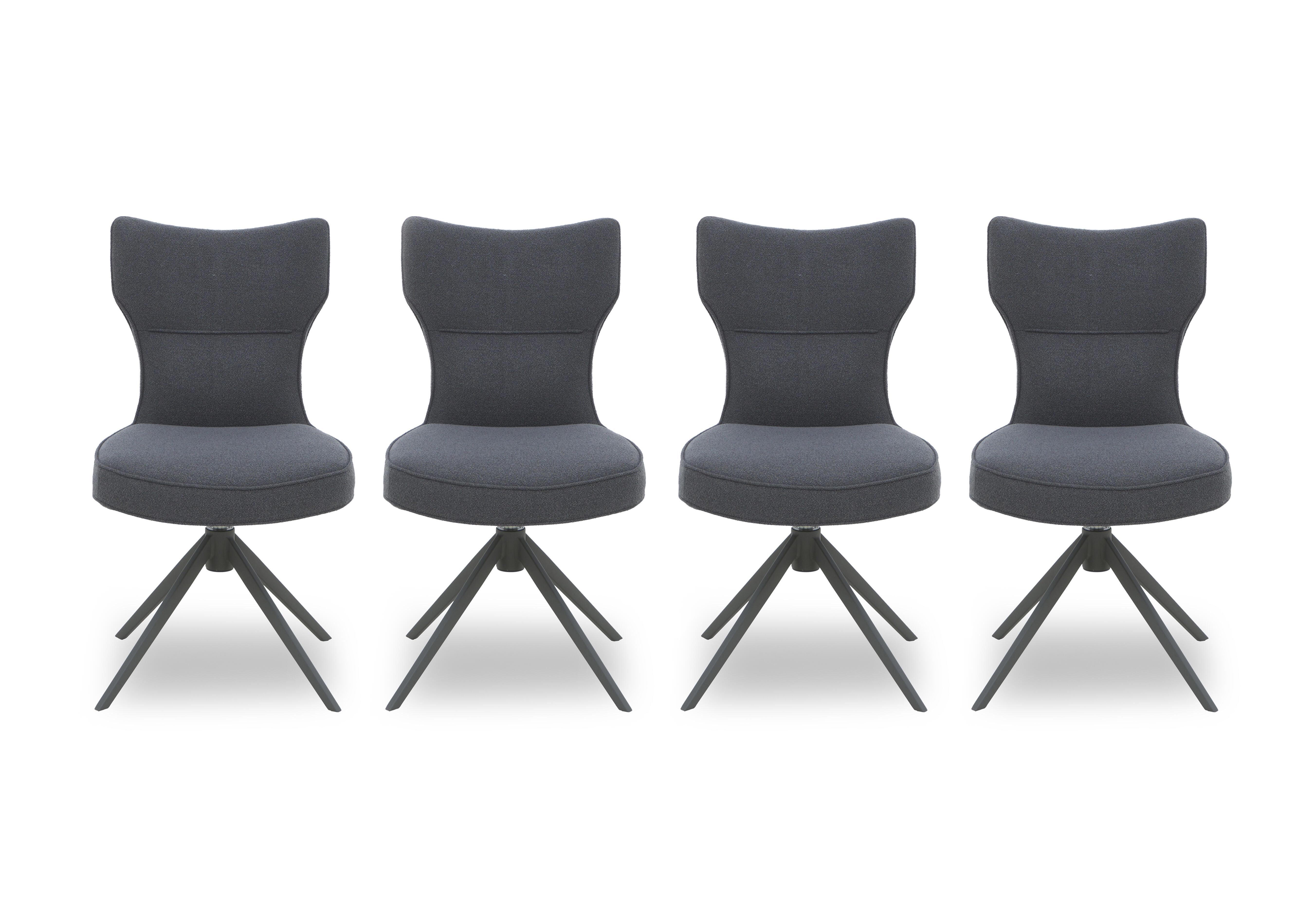 Carrera Set of 4 Swivel Dining Chairs in  on Furniture Village