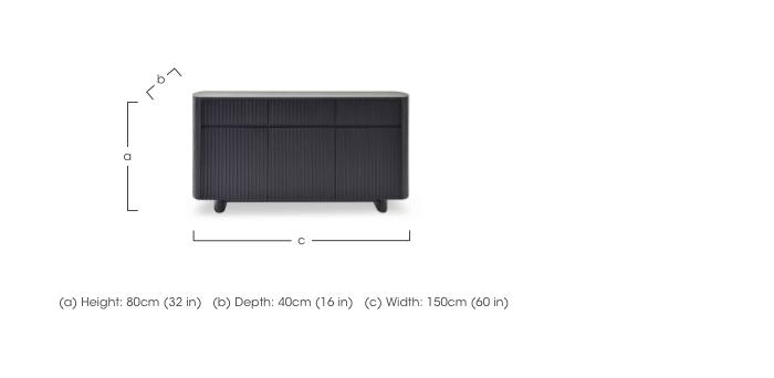 Catalina 3 Door Sideboard in  on Furniture Village