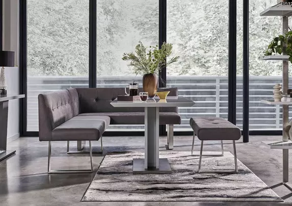 Central park dining table and corner bench discount