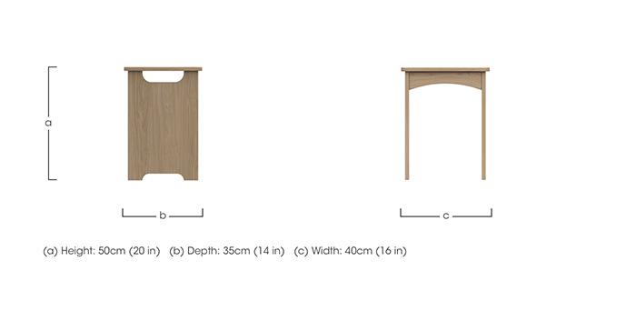 Chelsea Dressing Table Stool in  on Furniture Village