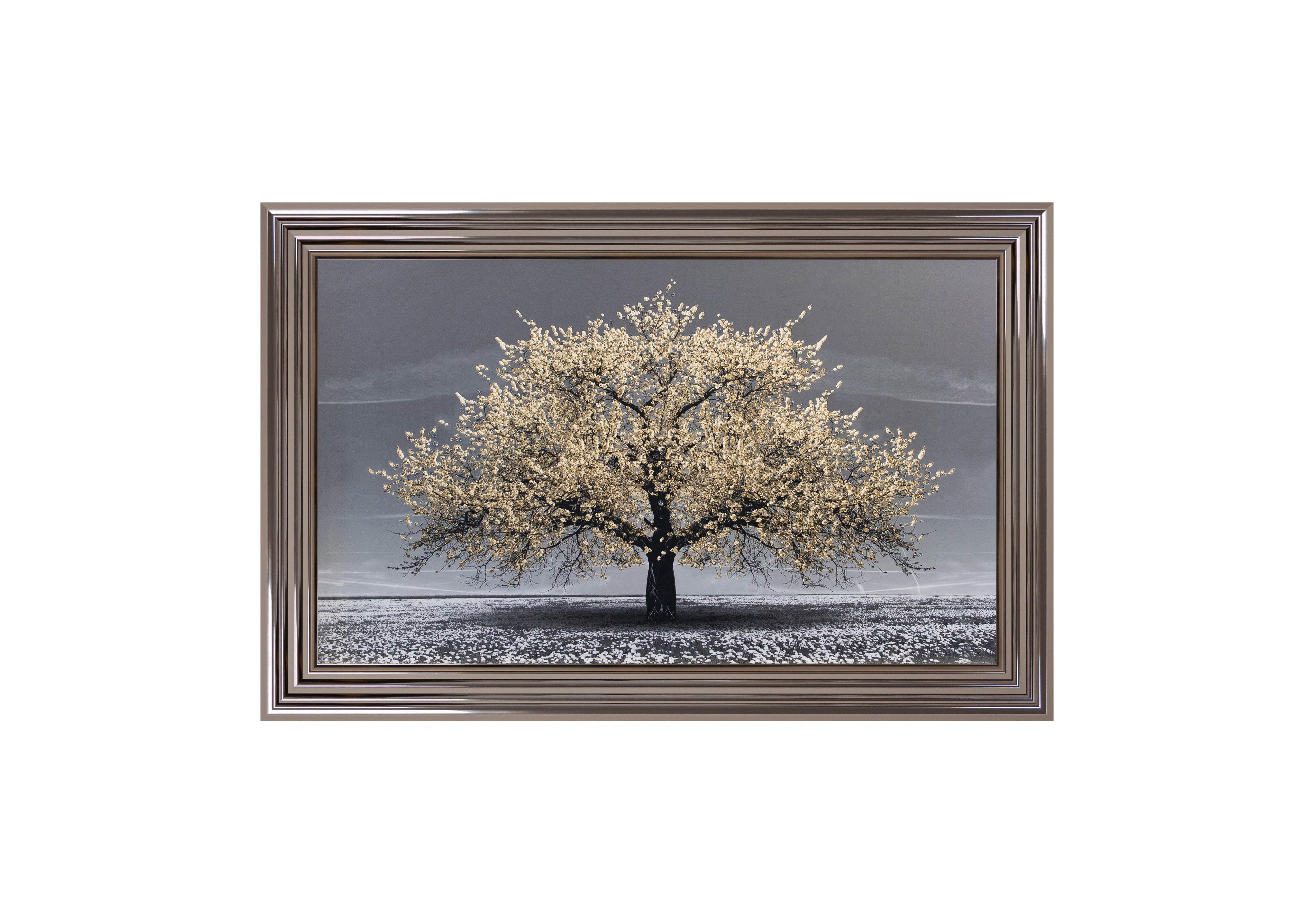 Champagne Cherry Tree Framed Art in  on Furniture Village