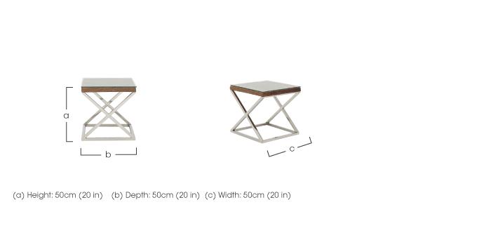 Chennai Lamp Table in  on Furniture Village