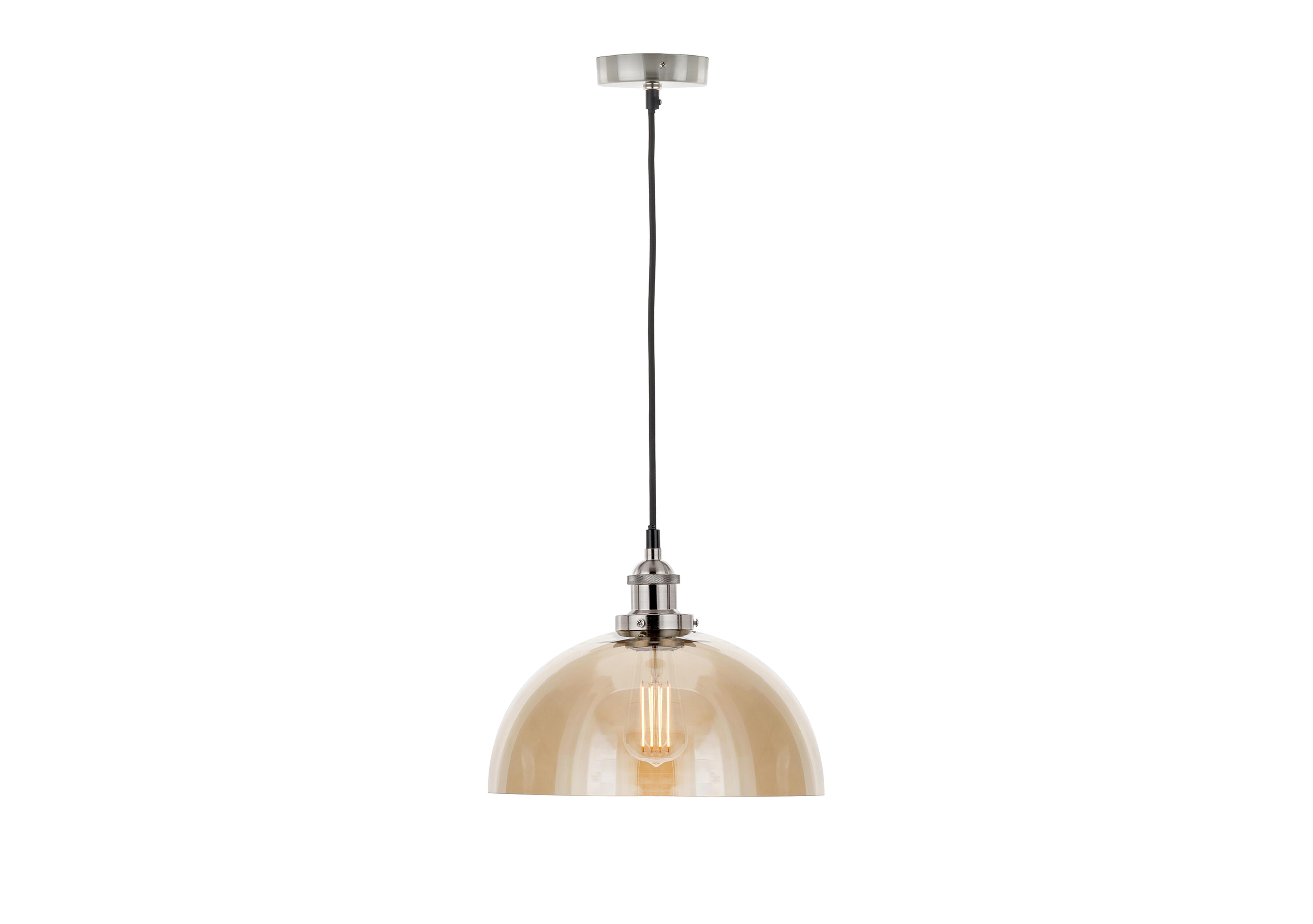 Claretta Dome 1 Light Pendant in  on Furniture Village