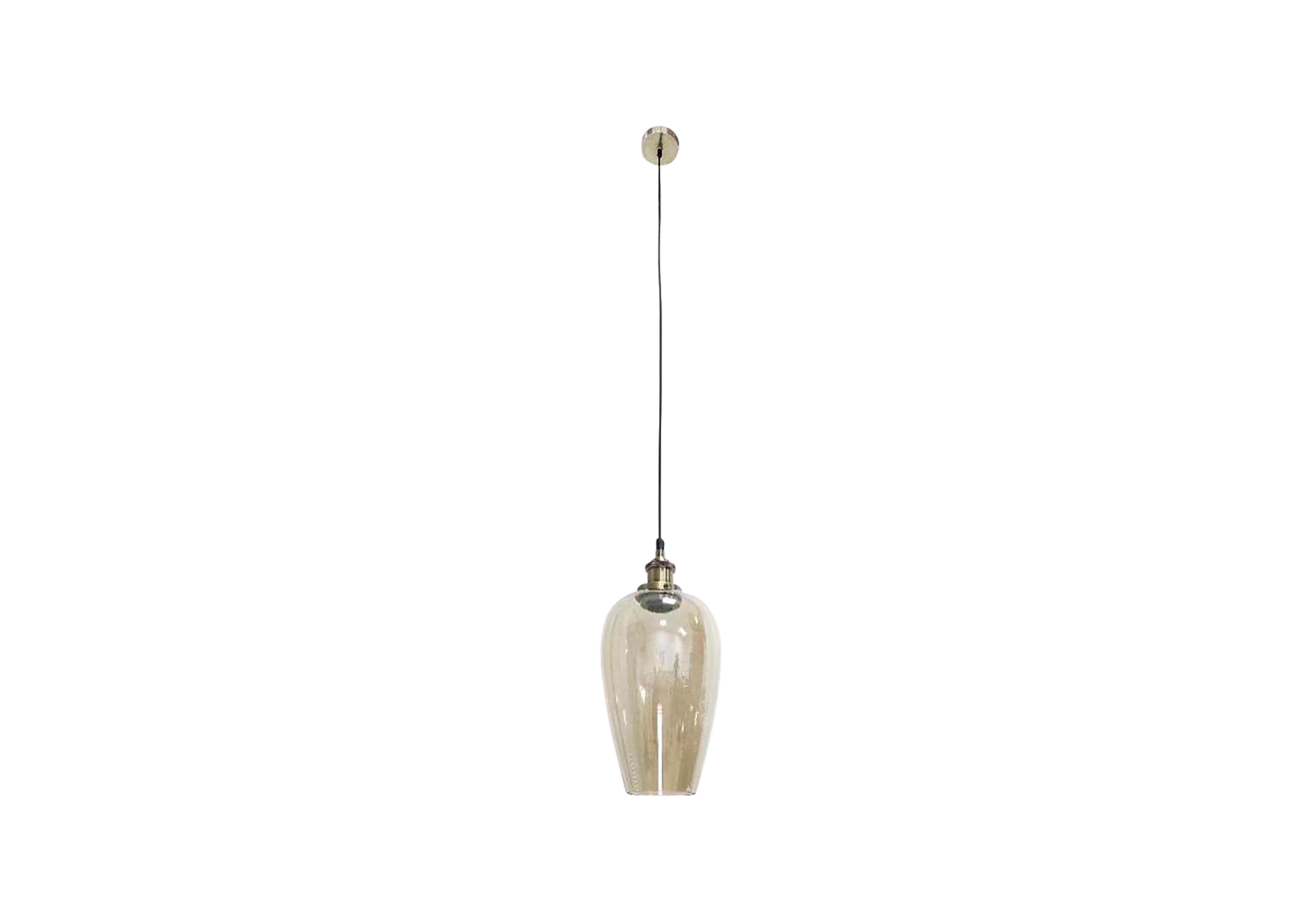 Claretta Teardrop 1 Light Pendant in  on Furniture Village